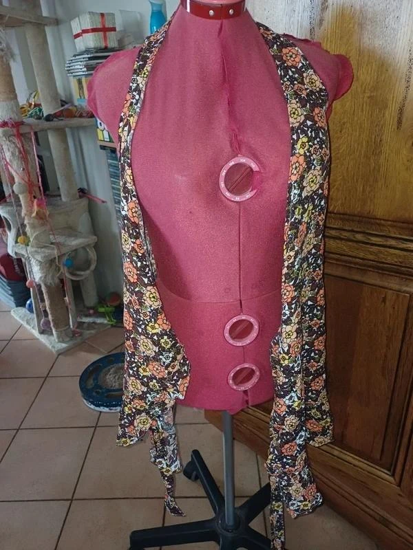 Vestido floral portefeuille tamanho 38 marca Kiabi novo em viscose – photo 8
